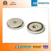 Pot Magnets Neodymium Countersunk Magnets